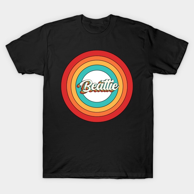 Beattie Name Shirt Vintage Beattie Circle T-Shirt by Nikkyta